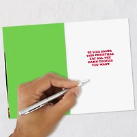 Eat All the Damn Cookies Cat in Santa Hat Funny Christmas Card for only USD 3.99 | Hallmark