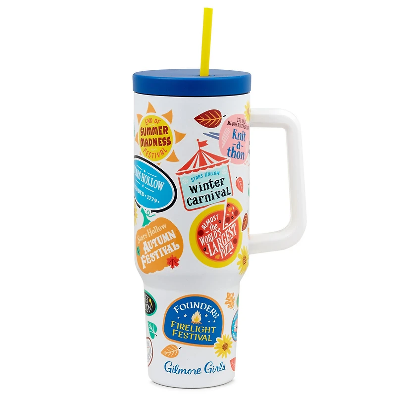 Gilmore Girls Stars Hollow Town Festivals Insulated Travel Cup, 40 oz. for only USD 39.99 | Hallmark
