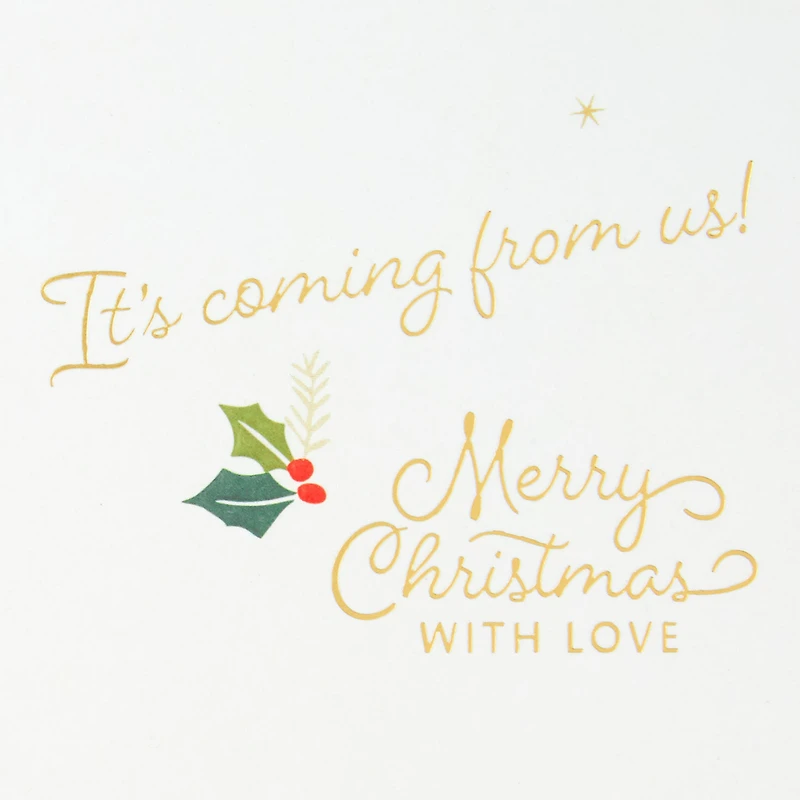 A Little Extra Love Christmas Card From Us for only USD 4.59 | Hallmark