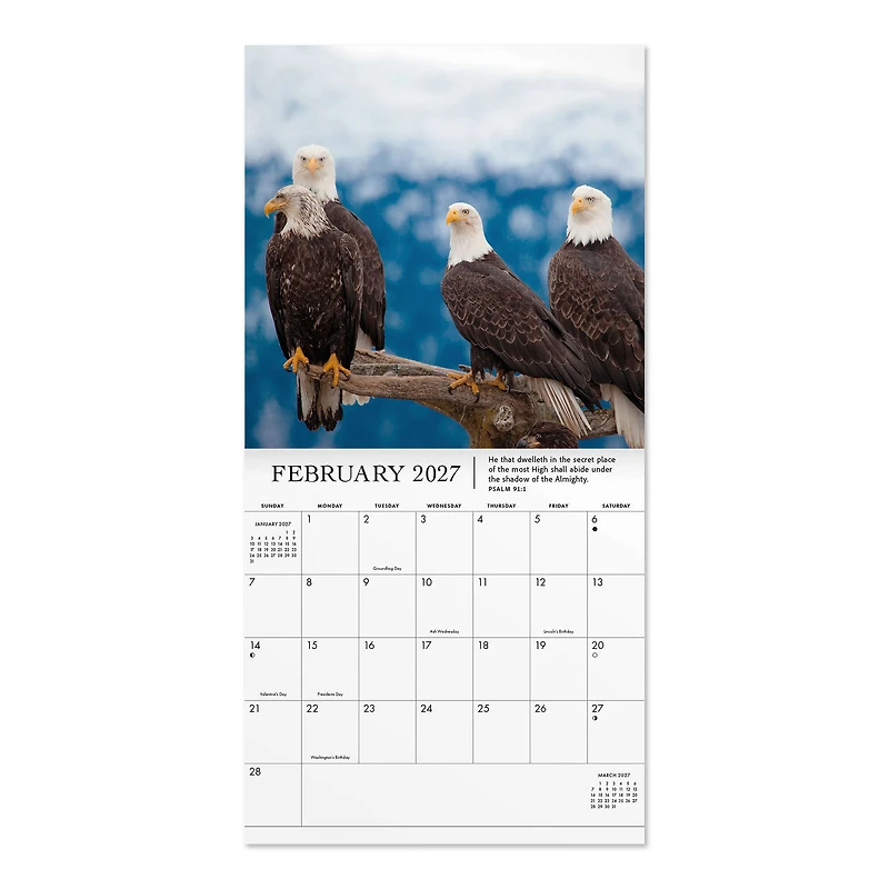 On Eagles' Wings 2027 Inspirational 12-Month Wall Calendar With KJV Scripture, 12x12 for only USD 16.99 | Hallmark