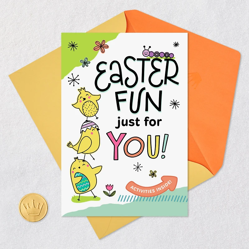 "Hoppy" Fun for You Easter Card With Activities for Kids for only USD 3.99 | Hallmark