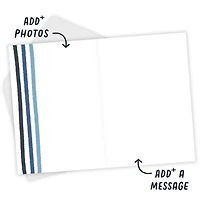 Personalized Navy Heart Frame Photo Card for only USD 4.99 | Hallmark