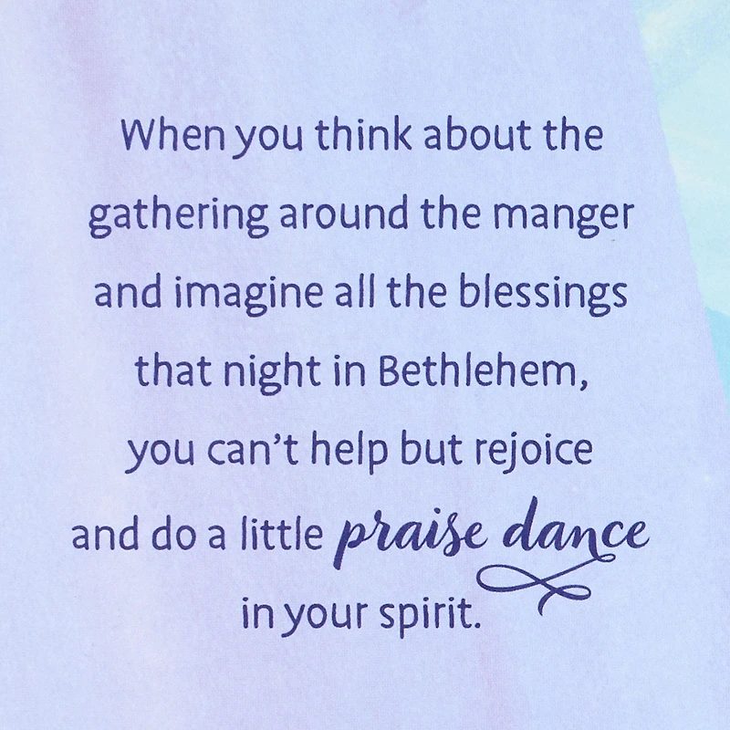 Rejoice and Do a Little Praise Dance Religious Christmas Card for only USD 4.59 | Hallmark