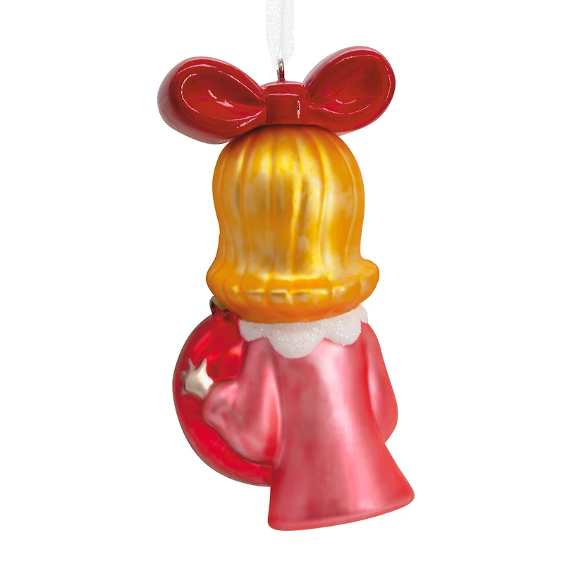 Dr. Seuss's How the Grinch Stole Christmas!™ Cindy-Lou Who With Ornament Blown Glass Hallmark Ornament for only USD 11.49 | Hallmark
