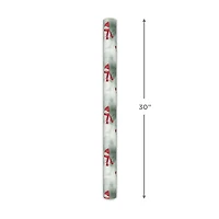 Watercolor Snowman in Red Plaid Holiday Wrapping Paper Roll, 22.5 sq. ft. for only USD 4.99 | Hallmark