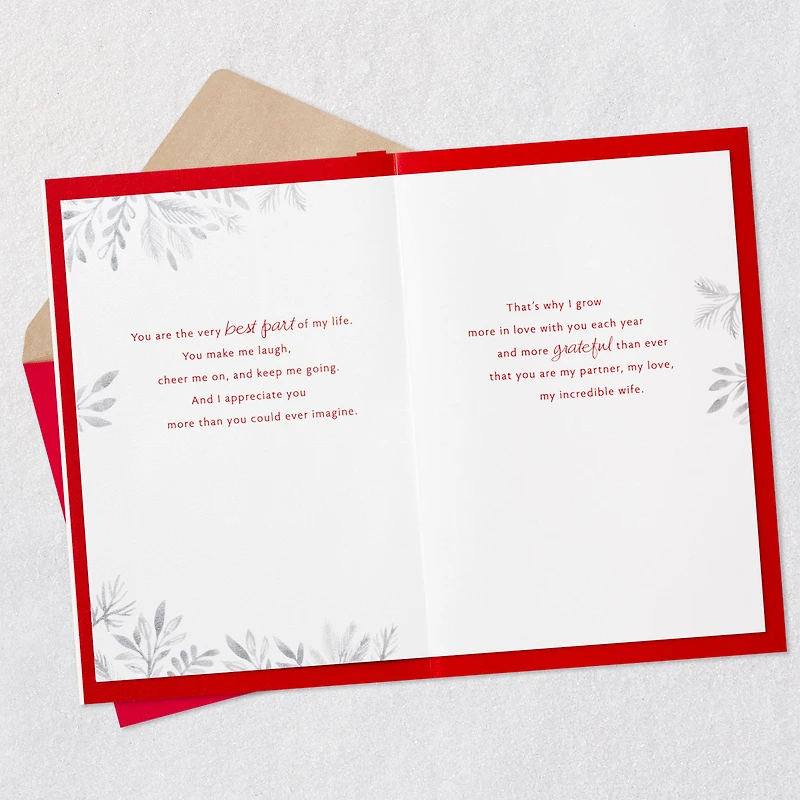 My Partner, My Love Christmas Card for Wife for only USD 6.99 | Hallmark