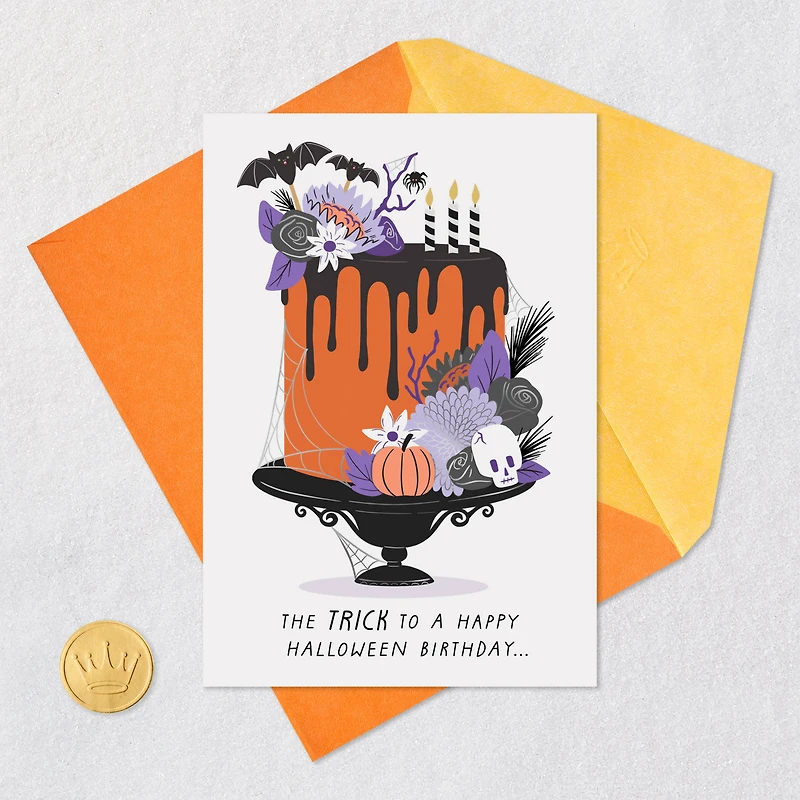 Creepy Cake Halloween Birthday Card for only USD 3.99 | Hallmark