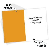 Fun Pumpkin Pie Custom Thanksgiving Card for only USD 4.99 | Hallmark
