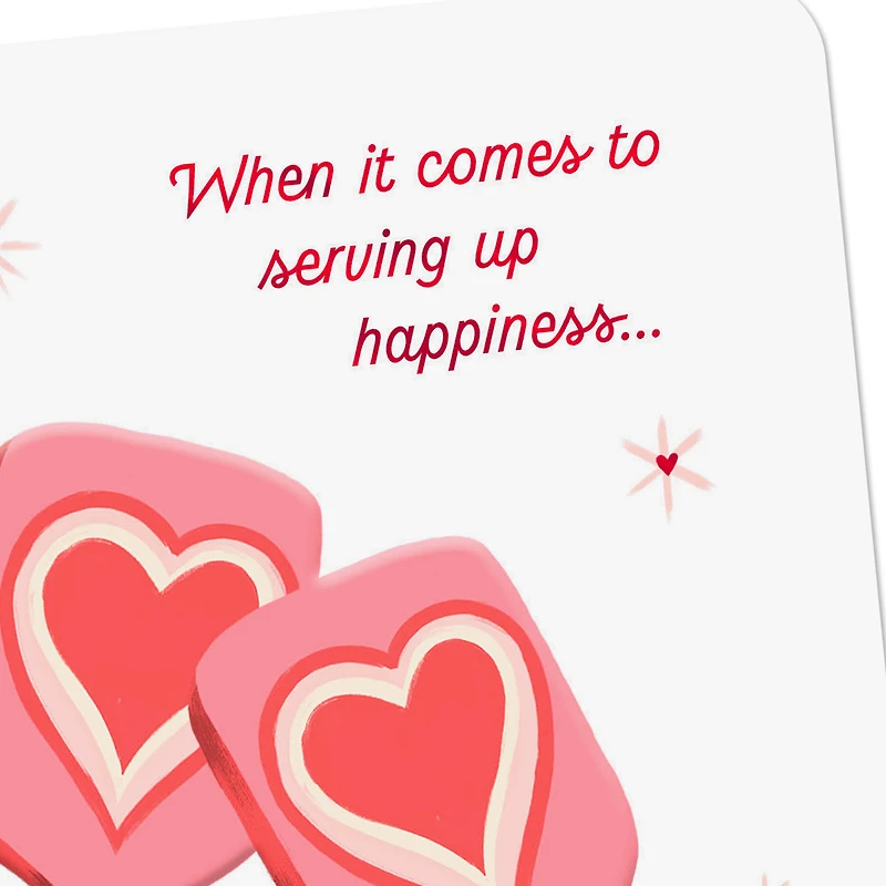 Serving Up Happiness, Pickleball Valentine's Day Card for only USD 3.99 | Hallmark