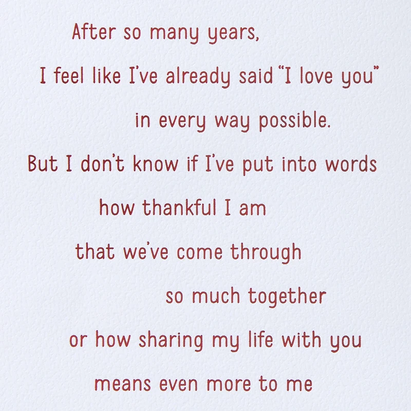 I Love You in So Many Ways Valentine's Day Card for Wife for only USD 9.99 | Hallmark