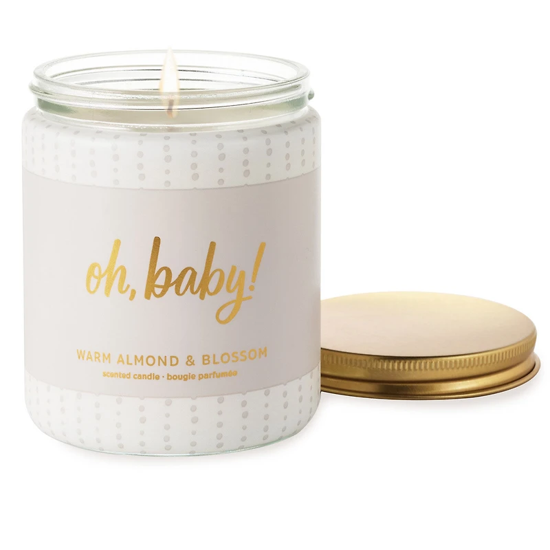 Oh Baby Warm Almond and Blossom Scented Jar Candle, 7 oz. for only USD 14.99 | Hallmark