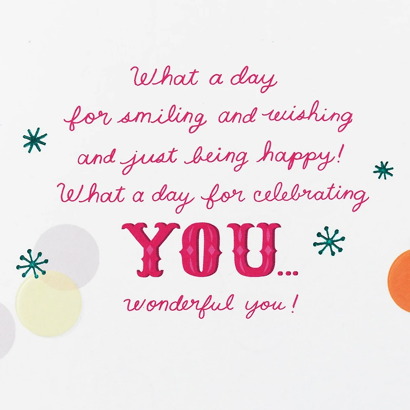 Celebrating Wonderful You Birthday Card for Niece for only USD 4.99 | Hallmark