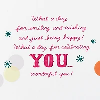 Celebrating Wonderful You Birthday Card for Niece for only USD 4.99 | Hallmark