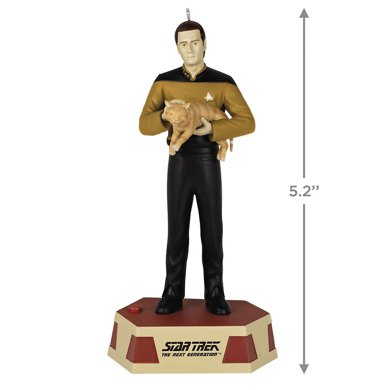Star Trek™: The Next Generation Data's Ode to Spot Ornament With Sound for only USD 28.99 | Hallmark