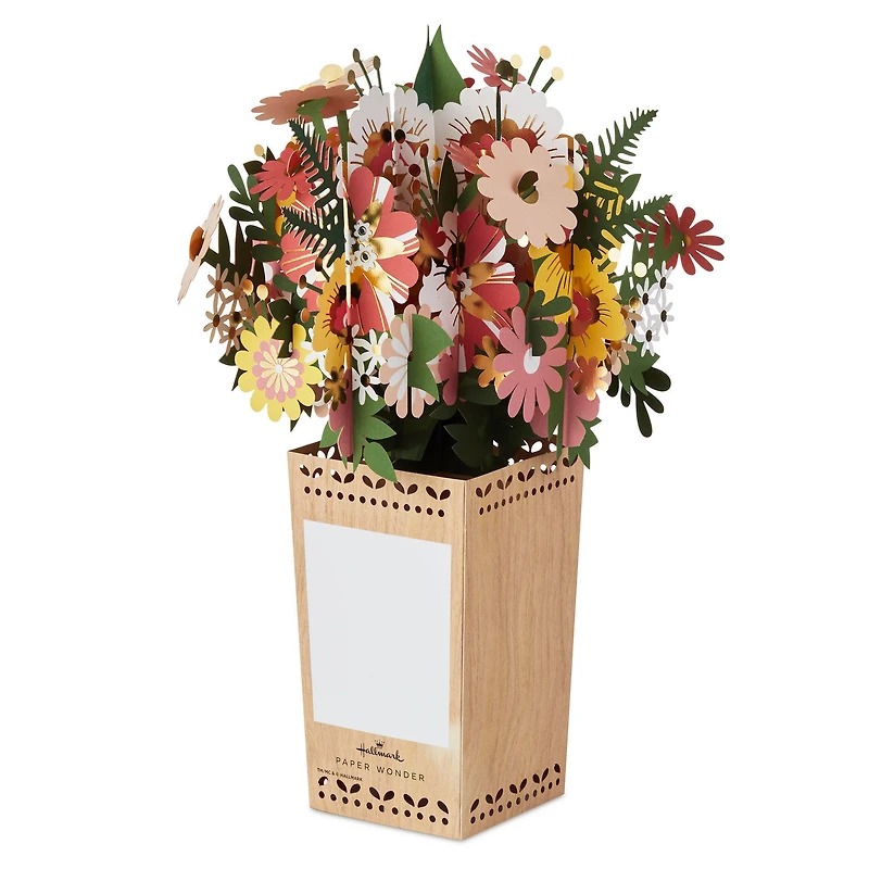 Jumbo Flower Bouquet in Vase 3D Pop-Up Blank Card for only USD 19.99 | Hallmark