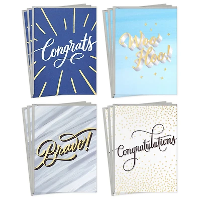 Bold and Fancy Boxed Congratulations Cards Assortment, Pack of 12 for only USD 7.99 | Hallmark