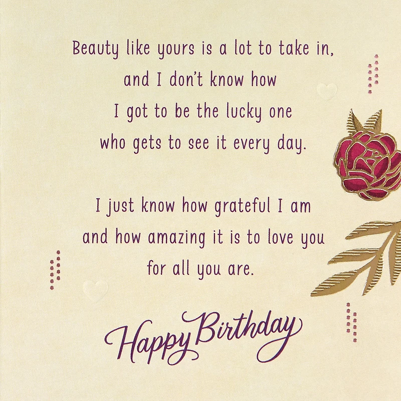 Beautiful, Bold, Beloved Birthday Card for Wife for only USD 5.59 | Hallmark