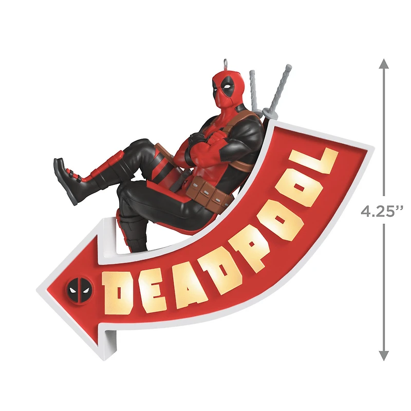 Marvel Deadpool It's a Sign! Ornament With Light for only USD 31.99 | Hallmark