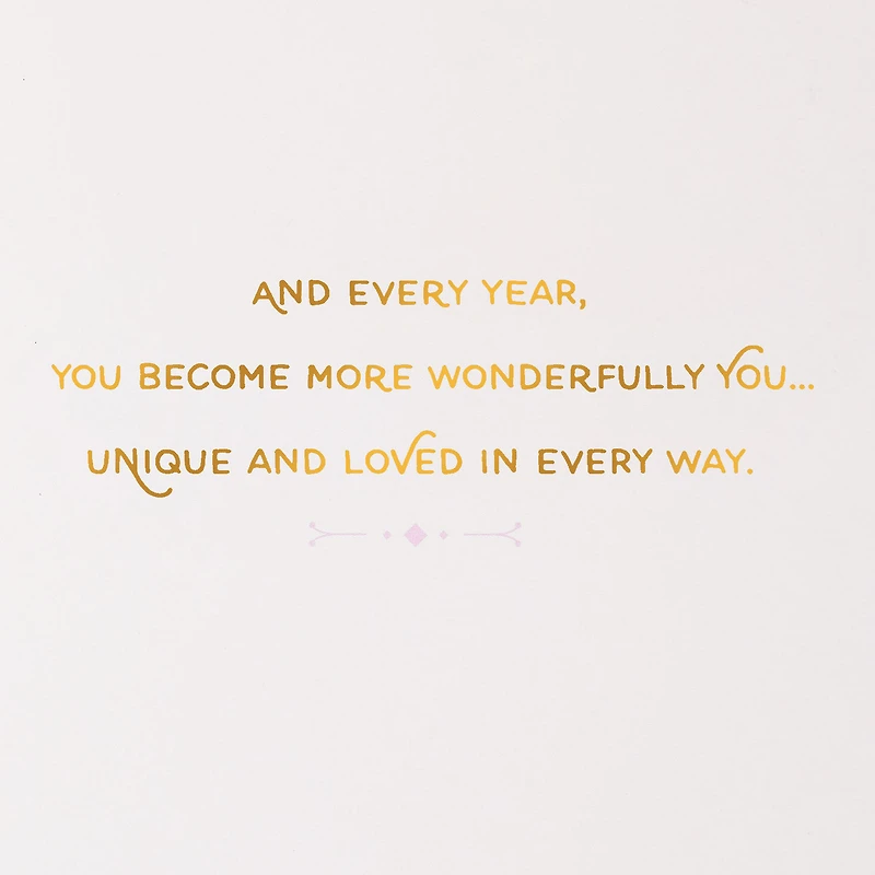 Unique and Loved In Every Way Birthday Card for Her for only USD 4.99 | Hallmark