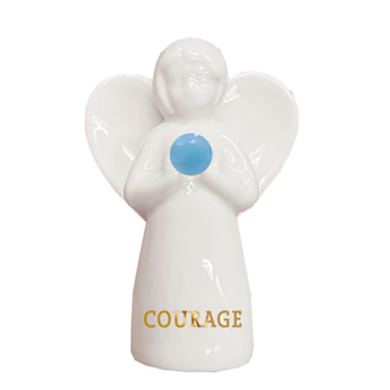 Aquamarine Angel of Courage Mini Figurine, 2" for only USD 8.99 | Hallmark