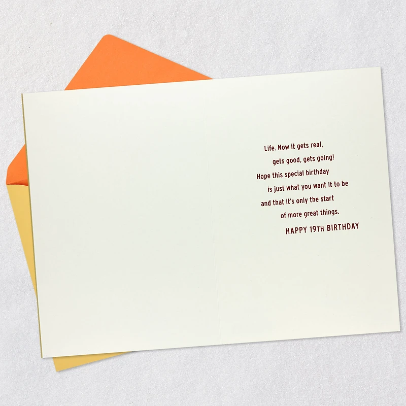 The Start of Something Big 19th Birthday Card for only USD 5.59 | Hallmark