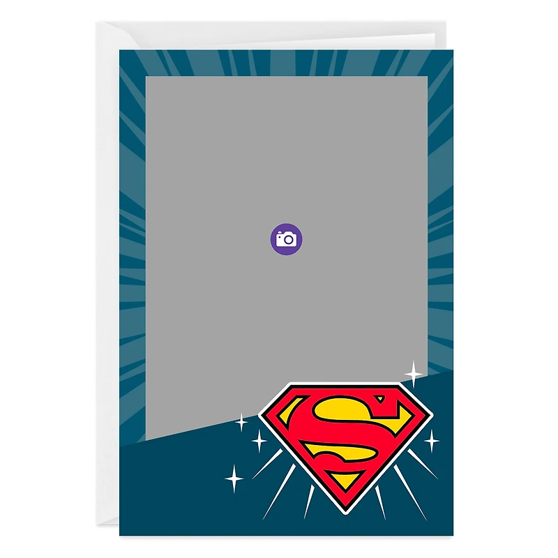 Personalized DC™ Superman™ Logo Photo Card for only USD 4.99 | Hallmark