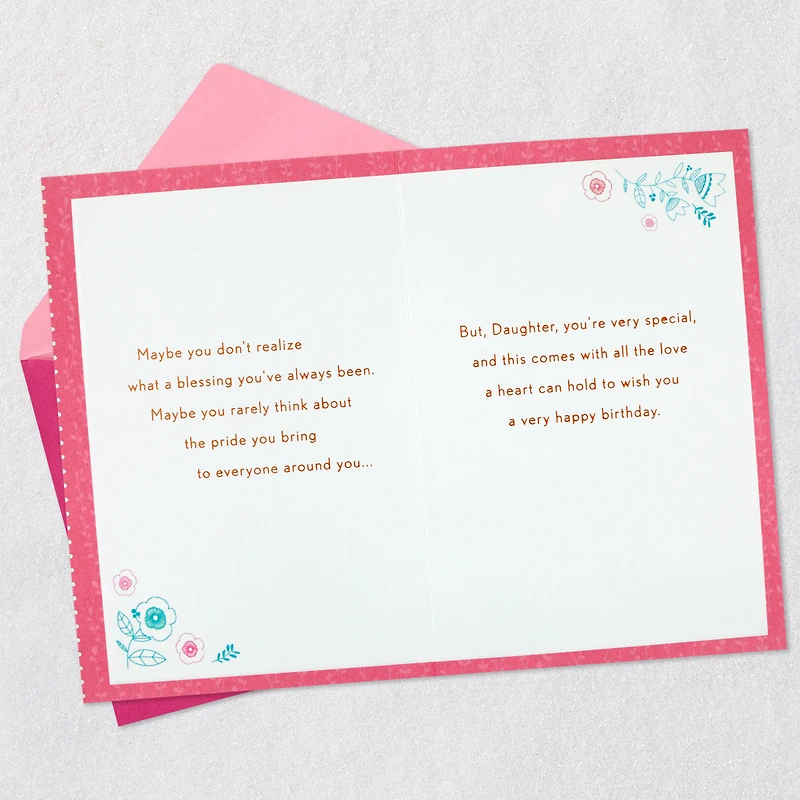 You're Very Special Floral Butterfly Birthday Card for Daughter for only USD 5.59 | Hallmark