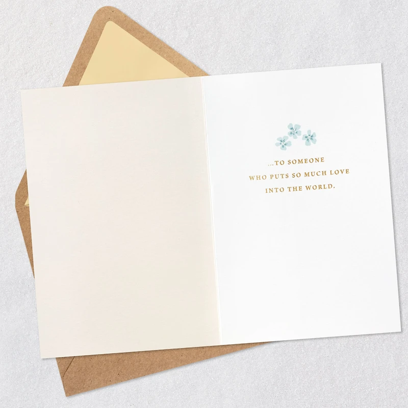 You Put Love in the World Mother's Day Card for only USD 10.59 | Hallmark