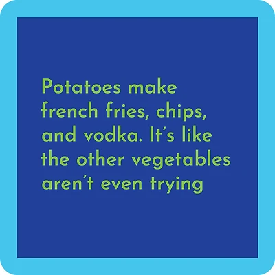 Drinks on Me Potatoes Funny Coaster for only USD 4.99 | Hallmark