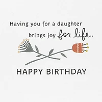 You Bring Joy Birthday Card for Daughter for only USD 5.59 | Hallmark