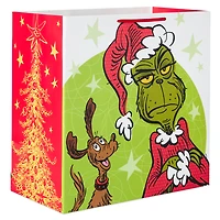 15" Dr. Seuss's How the Grinch Stole Christmas!™ Grimacing Grinch Extra-Deep Christmas Gift Bag for only USD 5.49 | Hallmark