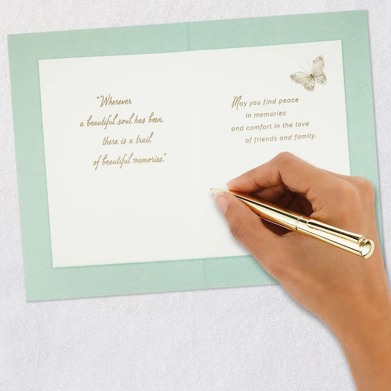 A Trail of Beautiful Memories Sympathy Card for only USD 5.59 | Hallmark