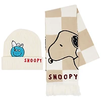 Concept One Peanuts Snoopy Beanie and Checkerboard Scarf Set for only USD 29.99 | Hallmark