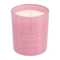 Lilac Blossoms Scented Pink Glass Candle, 8 oz. for only USD 19.99 | Hallmark