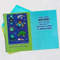 Minecraft Build a World of Adventure Birthday Card With Stickers for only USD 5.99 | Hallmark