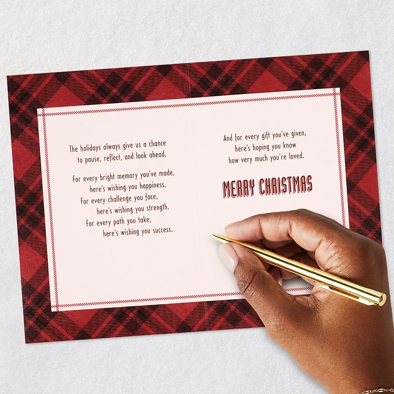 Wishing You Happiness, Success and Love Christmas Card for Son for only USD 6.99 | Hallmark