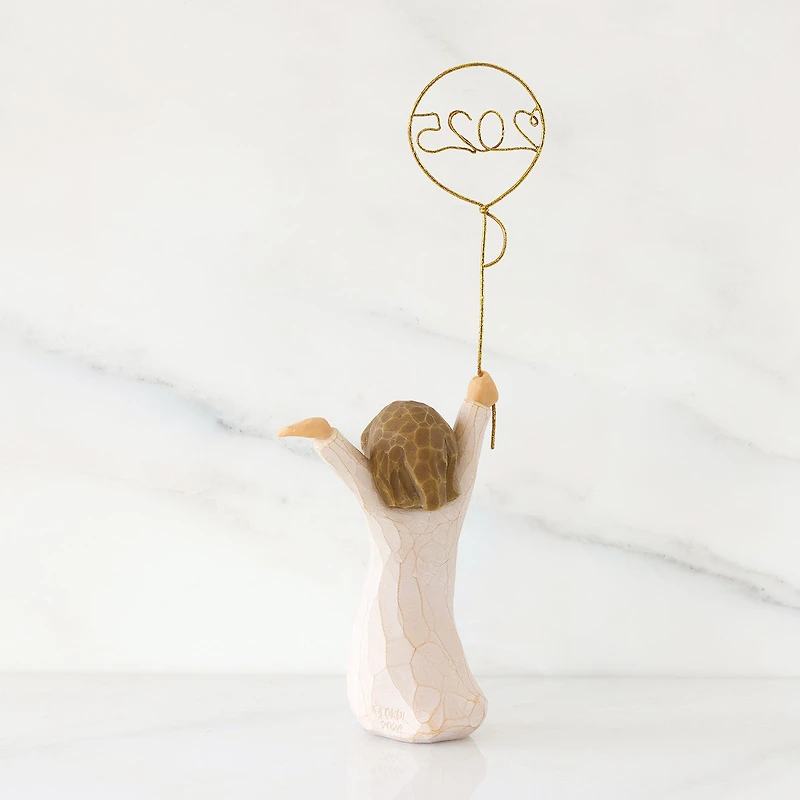 Willow Tree Here's to You 2025 Girl With Balloon Figurine, 6" H for only USD 26.99 | Hallmark