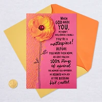 God Made a Masterpiece Religious Birthday Card for only USD 4.99 | Hallmark