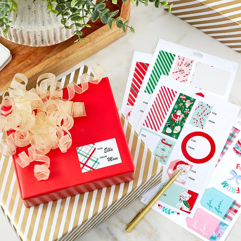 Fa La La Fun Christmas Gift Tag Stickers, Pack of 96 for only USD 5.99 | Hallmark
