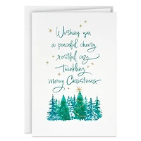 Peaceful Evergreens Boxed Christmas Cards, Pack of 16 for only USD 15.49 | Hallmark