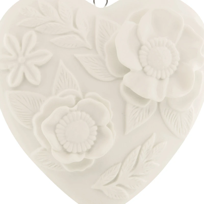 Floral Heart Porcelain Hallmark Ornament for only USD 19.99 | Hallmark