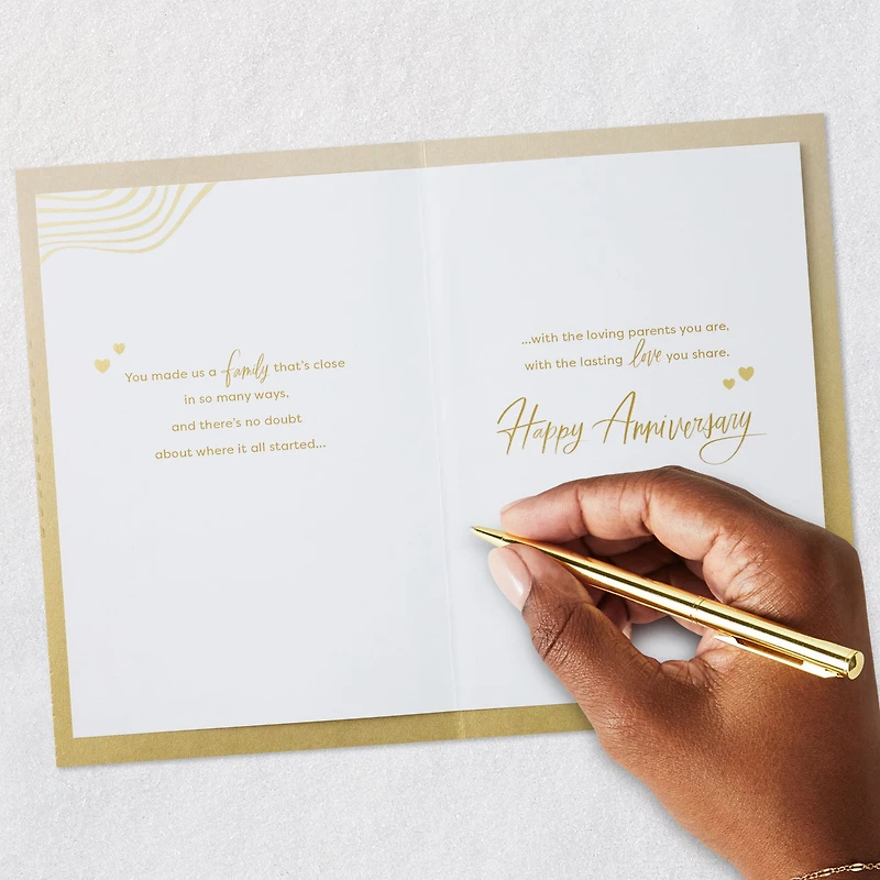 Your Love Has a Ripple Effect Anniversary Card for Parents for only USD 7.59 | Hallmark