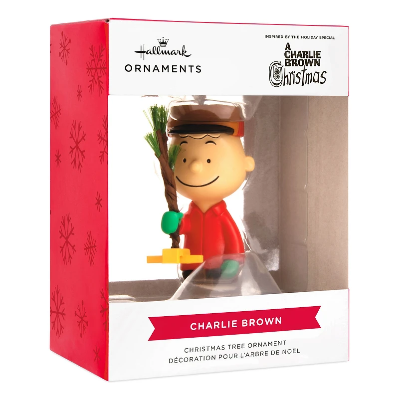 Peanuts® Charlie Brown Kneeling With Tree Hallmark Ornament for only USD 11.49 | Hallmark