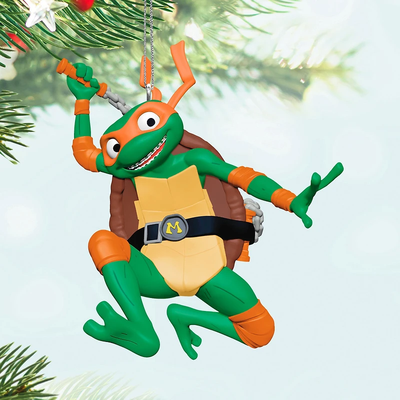 Teenage Mutant Ninja Turtles: Mutant Mayhem Michelangelo Ornament for only USD 23.99 | Hallmark