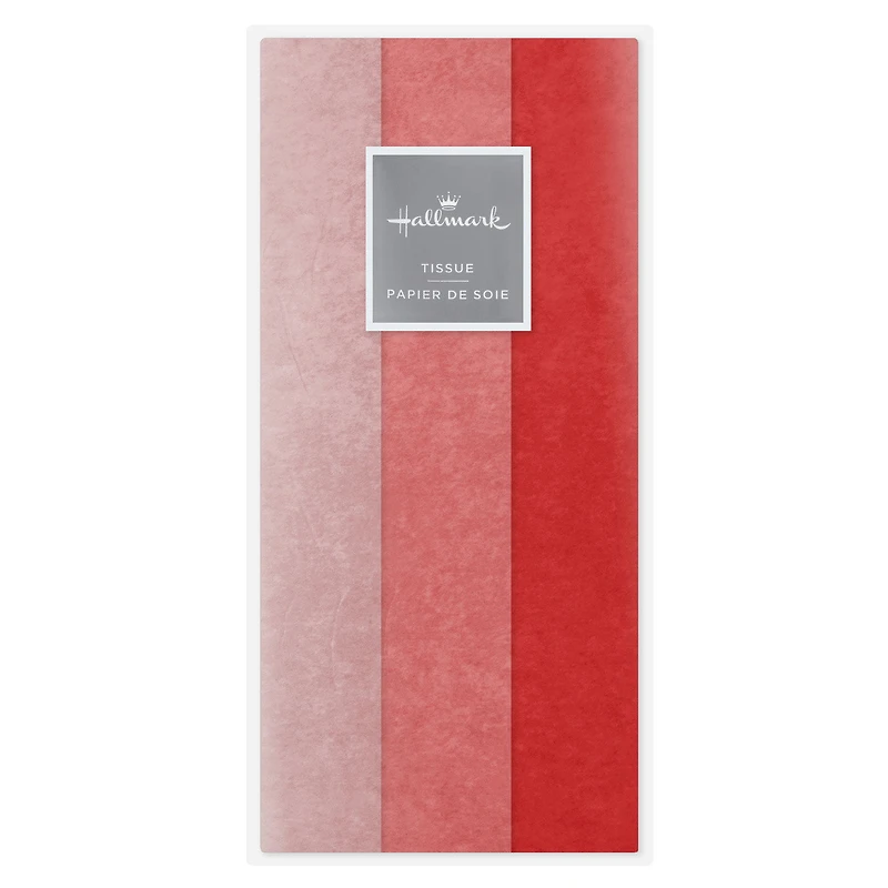Solid Red-Orange/Coral/Pink 3-Pack Assortment Tissue Paper, 12 sheets for only USD 2.99 | Hallmark