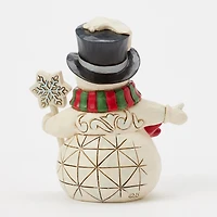 Jim Shore Heartwood Creek Snowman With Snowflake Cane Mini Figurine, 3.82" for only USD 27.99 | Hallmark