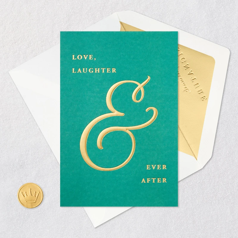 Love, Laughter & Ever After Wedding Card for only USD 5.99 | Hallmark