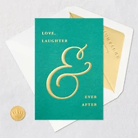 Love, Laughter & Ever After Wedding Card for only USD 5.99 | Hallmark