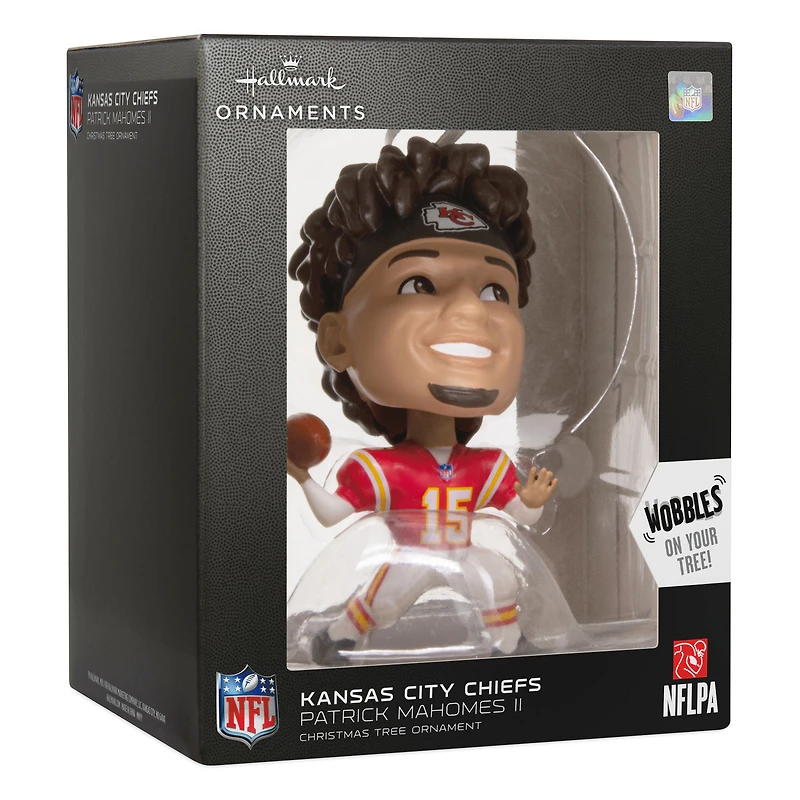 NFL Kansas City Chiefs Patrick Mahomes Bobblehead Ornament for only USD 19.99 | Hallmark