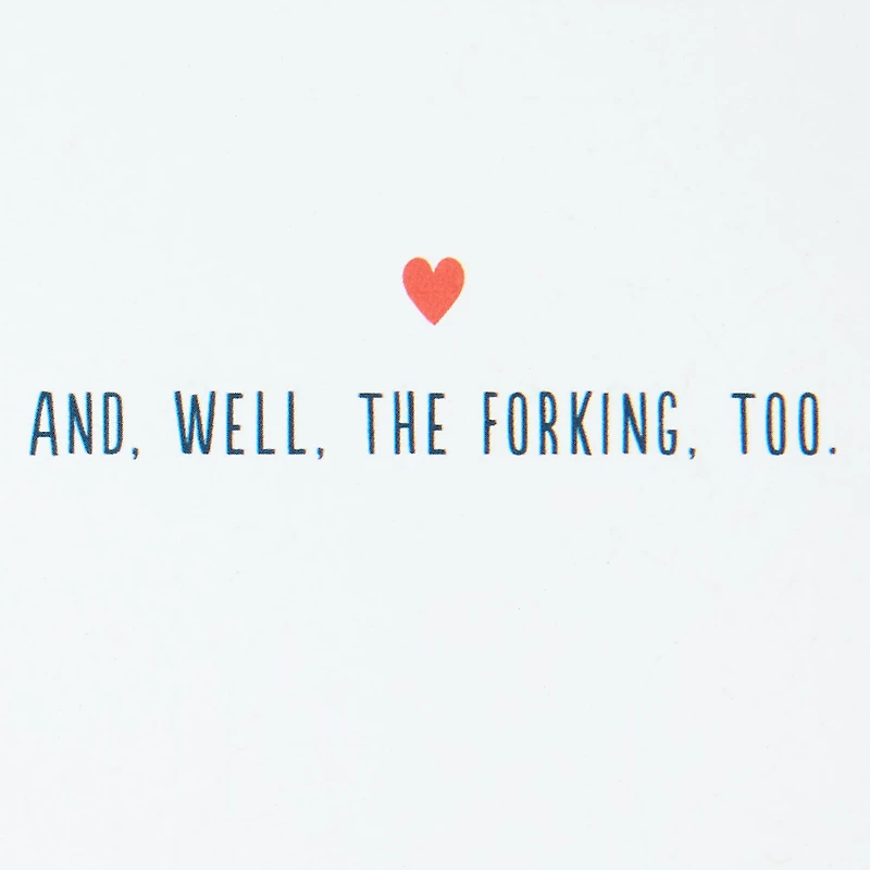 Spooning and Forking Naughty Love Card for only USD 4.49 | Hallmark